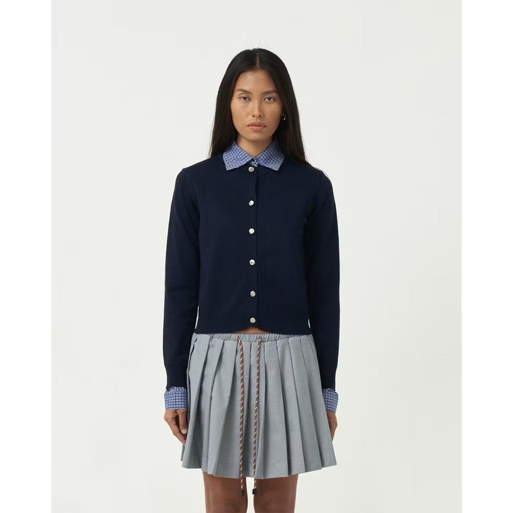3Mongkis - Finila Knit Top (Kategori: Atasan) berada di Tangerang. Dikirim oleh minie_wear (ID iklan 1447119285, Gambar 1). Deskripsi: Preloved 2x pakai Size M LD 96-120 cm Navy.