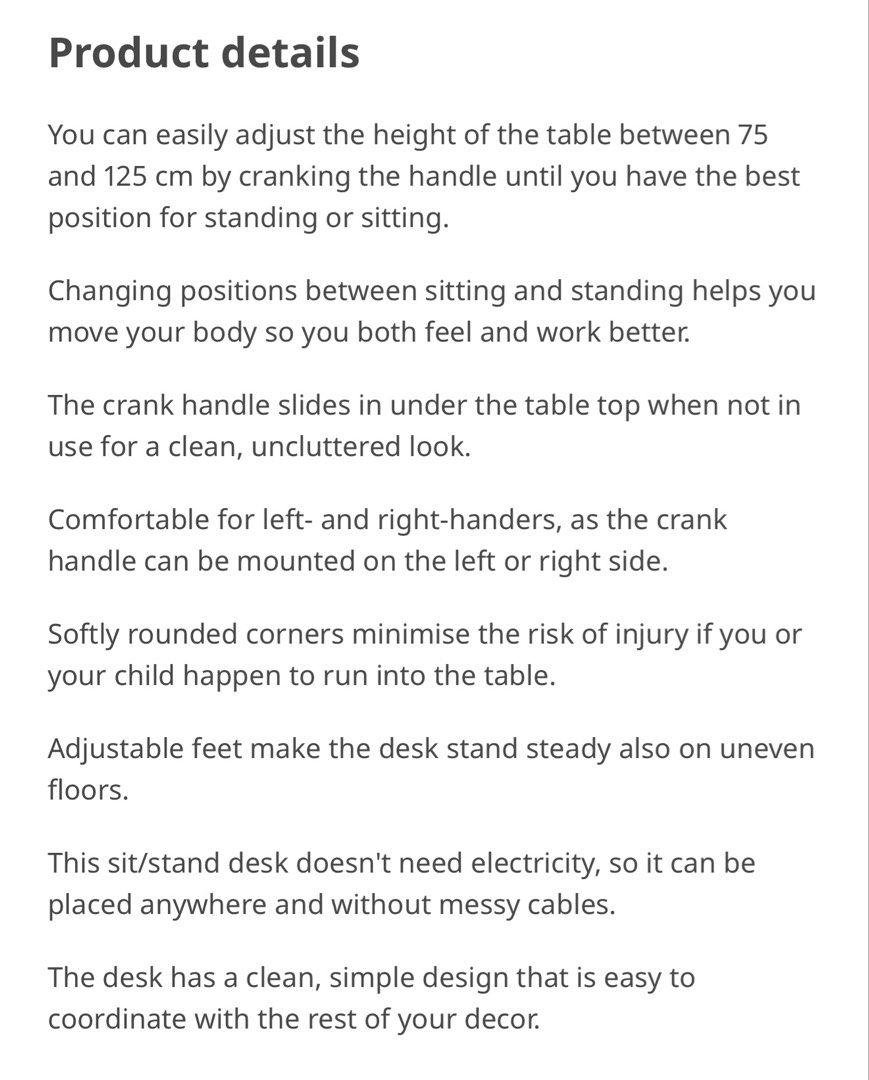 Adjustable table (Category: Tables & Sets) located in Singapore. Submitted by forever.only (Listing ID 1447184089, Image 2). Description: Take and go $88.