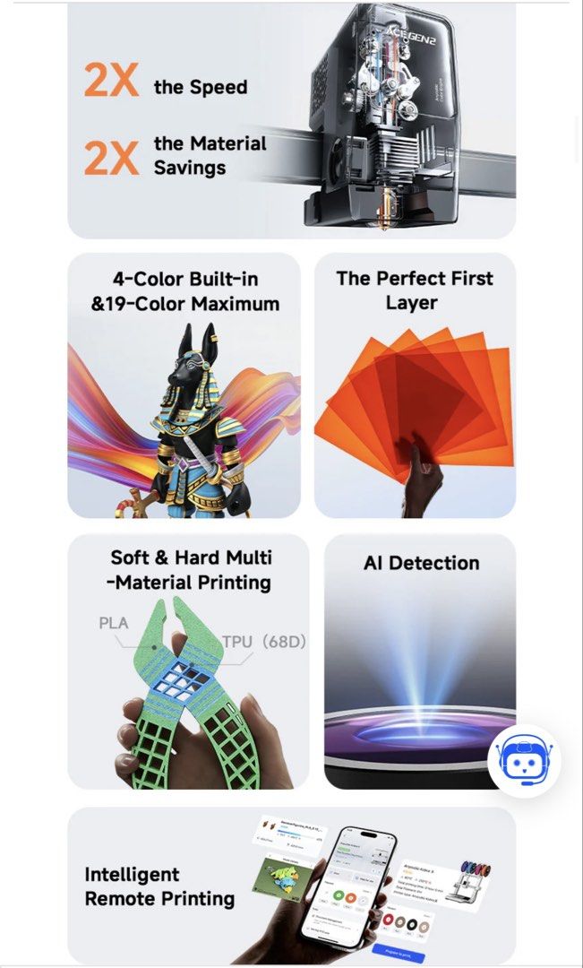 Anycubic Kobra X Combo 3D Printer498259796238673923
