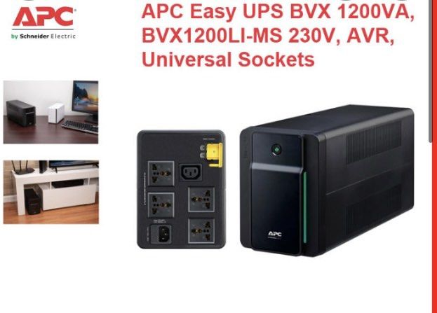 APC Easy UPS BVX 1200VA BVX1200LI-MS498478574574643200