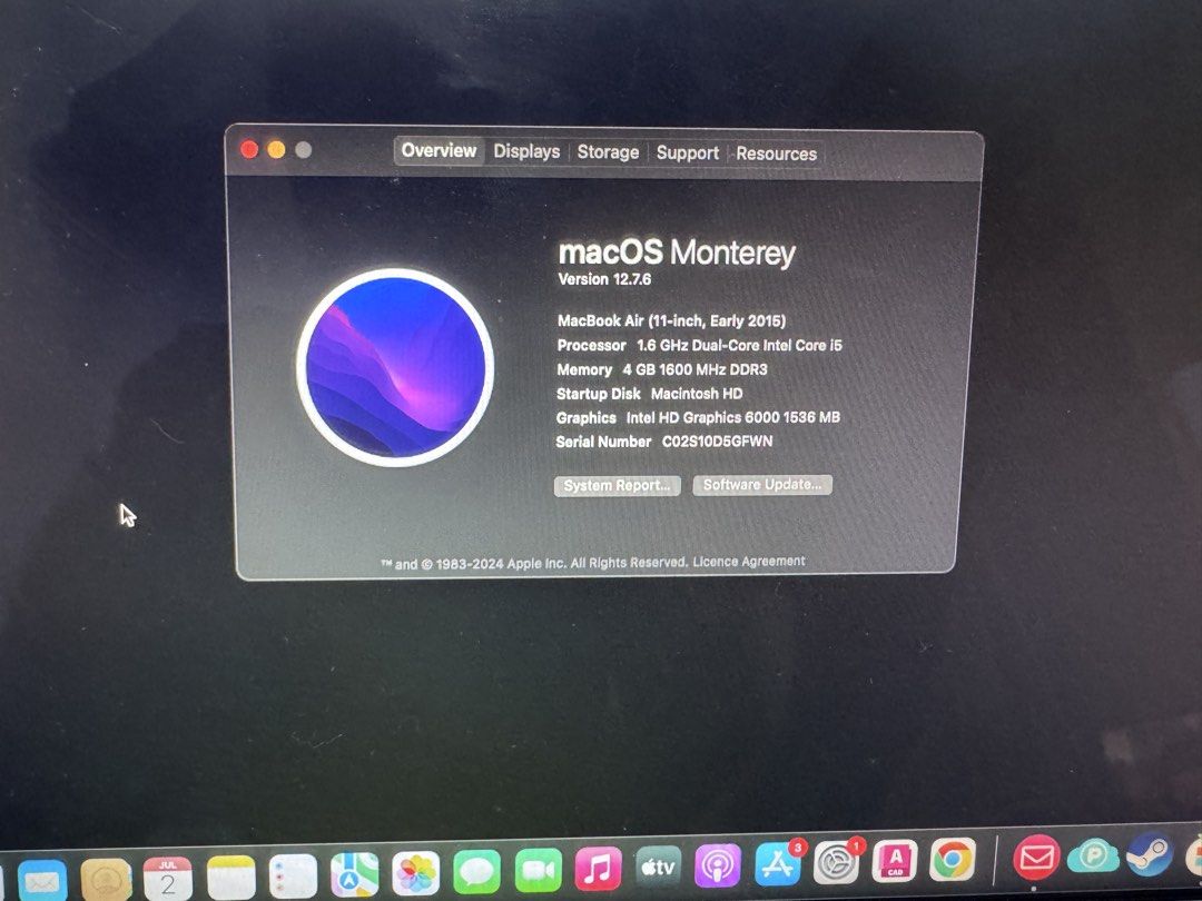 Apple MacBook Air 11-inch Early 2015