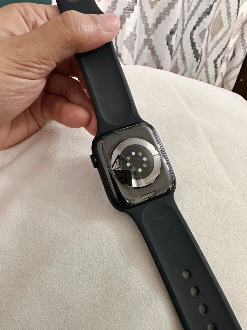 Apple watch Series 9 ( GPS ) + Cellular (Category: Men's Watches) located in San Mateo. Submitted by clevershark_6ab73a (Listing ID 1447251071, Image 2). Description: Apple watch Series 9 45mm GPS + Cellular 92 BH complete with Free Case No issue No Dens.