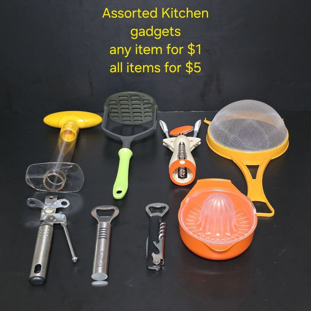 Assorted Kitchen Gadgets - $1 Each or $5 for All (Moving out/Clearance sale)