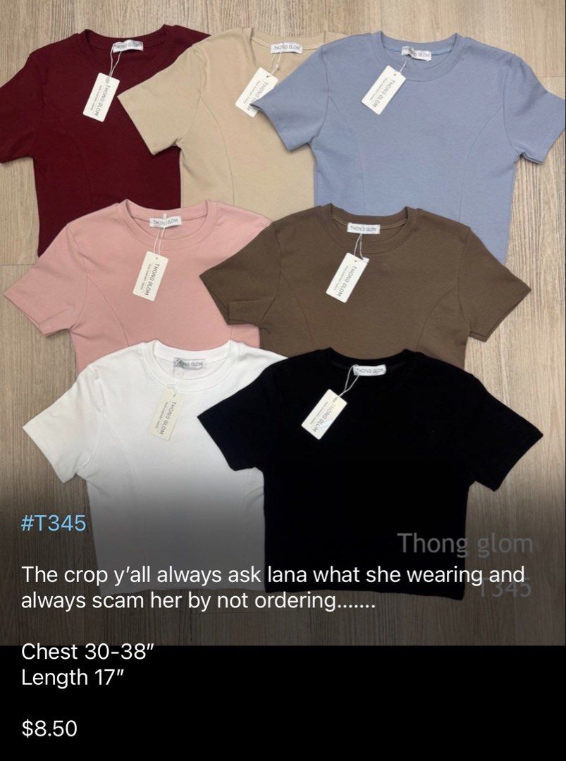 Basic crop (Category: Other Tops) located in Singapore. Submitted by affordableclothess (Listing ID 1447229778, Image 2). Description: .
