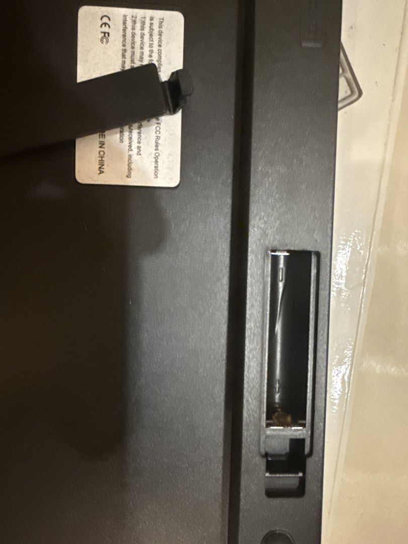Black Wireless Keyboard (Bluetooth) (Category: Computer Keyboard) located in Kuala Lumpur. Submitted by johnny_john_john (Listing ID 1447267643, Image 2). Description: - Compact black wireless keyboard - Works with tablets, phones, and computers - Easy to connect - Ideal for typing on the go - Battery compartment located on the back - requires AAA x2 batteries Self collect no postage. .