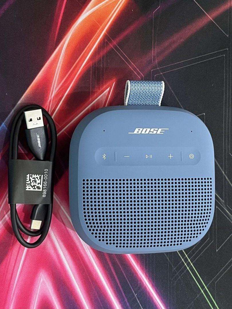 Bose SoundLink Micro 2nd Gen Portable Bluetooth Speaker - Blue (Category: Soundbars, Speakers & Amplifiers) located in Cebu City. Submitted by rdeals22 (Listing ID 1447133535, Image 2). Description: - Bose SoundLink Micro Portable Speaker - 2nd Generation Model - Color: Blue - Condition: Good as NEW - Includes: Charging Cable, Original Box - Ideal for music on the go, WATERPROOF. -opened for testing Meet-up Cebu City.
