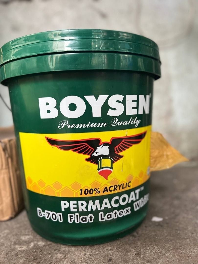 Boysen Flat Latex (Category: Everything Else Others) located in Manila. Submitted by joeyroque09 (Listing ID 1447178294, Image 1). Description: Item: Boysen Flat Latex Color: White.