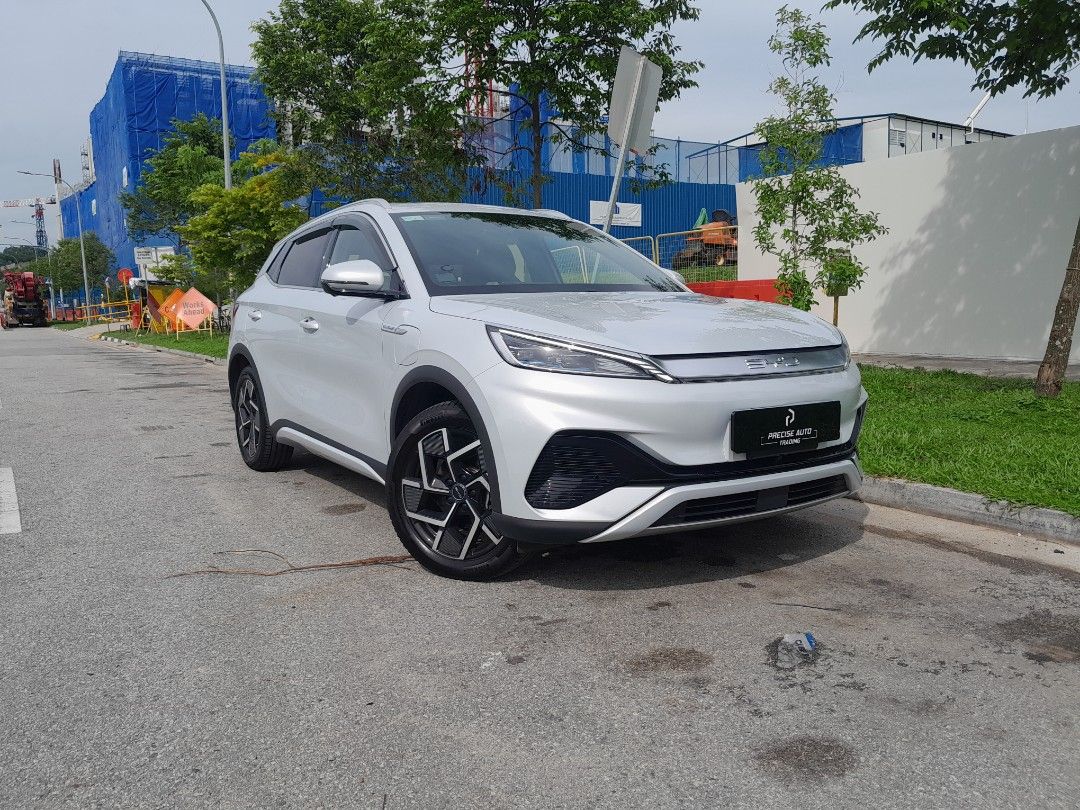 BYD Atto 3 Electric Sunroof Auto (Category: Used Cars) located in Singapore. Submitted by preciseauto (Listing ID 1447246426, Image 1). Description: 🔥🔥BOSS SAY ALL MUST GO CLEARANCE SALE🔥🔥 🚨CHEAPEST CARS IN THE MARKET🚨 🚘$500 DRIVEAWAY🚘 🏦LOWEST INTEREST FROM 1.48%🏦 🟢1 YEAR WARRANTY🟢 🔧FREE 1 YEAR SERVICING🔧 🏬 Vehicle 120 Points INSPECTION CHECK By In House Workshop BEFORE we put them for SALE 🚕 PHV Drivers Welcomed 🔁 High Trade In 