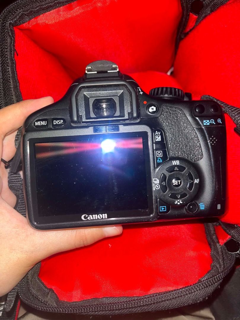 Canon DSLR 550D (Category: Cameras) located in Butuan. Submitted by reggex99 (Listing ID 1447232358, Image 2). Description: PLEASE READ FIRST BEFORE PURCHASE Canon 550D DSLR Camera. (helping a friend) Has perfect condition, Used Barely. Very taken care of. It does not have fungus, or any errors whatsoever. Inclusions: EFS- 18-55mm Lens Camera Bag with Sling Fresh Battery Charger RFS: Not using it anymore, for emergency funds. Kung ipadala, STRICT