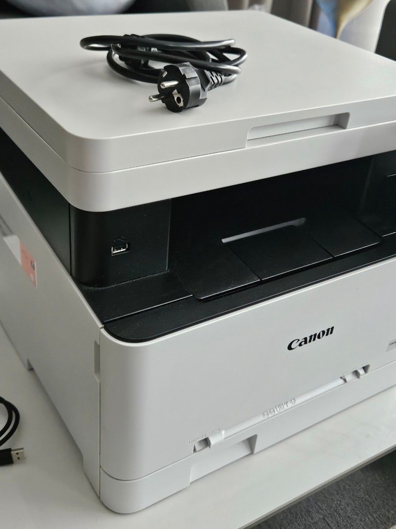 Canon Imageclass MF641CW (Category: Printers, Scanners & Copiers) located in Paranaque City. Submitted by FitNHobbies (Listing ID 1447122893, Image 3). Description: - Brand: Canon - Model: Imageclass MF641CW - Type: All-in-one printer - Features: Easy-to-use touchscreen interface - Ideal for: Home office, small business Condition: Like-new (just very very little dust) Reason for selling: Owner did not understand the tech, buying simpler printer t