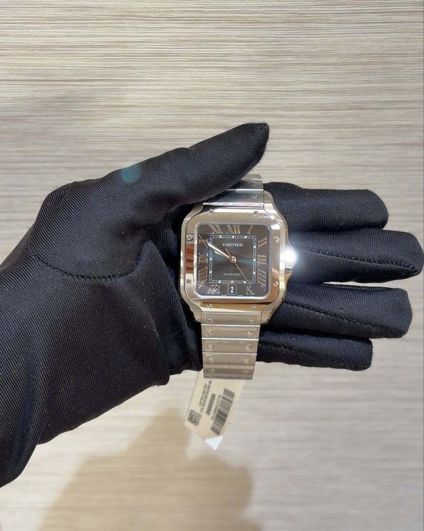 Cartier Santos Large Green Dial 2026 (Category: Luxury Watches) located in Makati City. Submitted by itsninstagram (Listing ID 1447238708, Image 1). Description: - Authentic Cartier Santos Watch -Brand New -Complete Set .