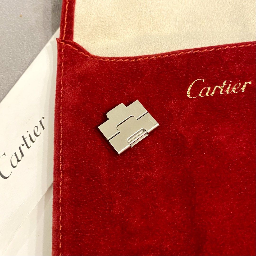 Cartier Santos SmartLink (Large Steel) (Category: Luxury Watches) located in Manila. Submitted by curatedbymissvs (Listing ID 1447165546, Image 2). Description: Cartier Santos SmartLink (Large Steel) For ref. WSSA0018 (or any stainless steel large model) Link size: Approximate 18mm SmartLink adjustment No waiting / Onhand / Extra link Price: Php11,000.00 each.