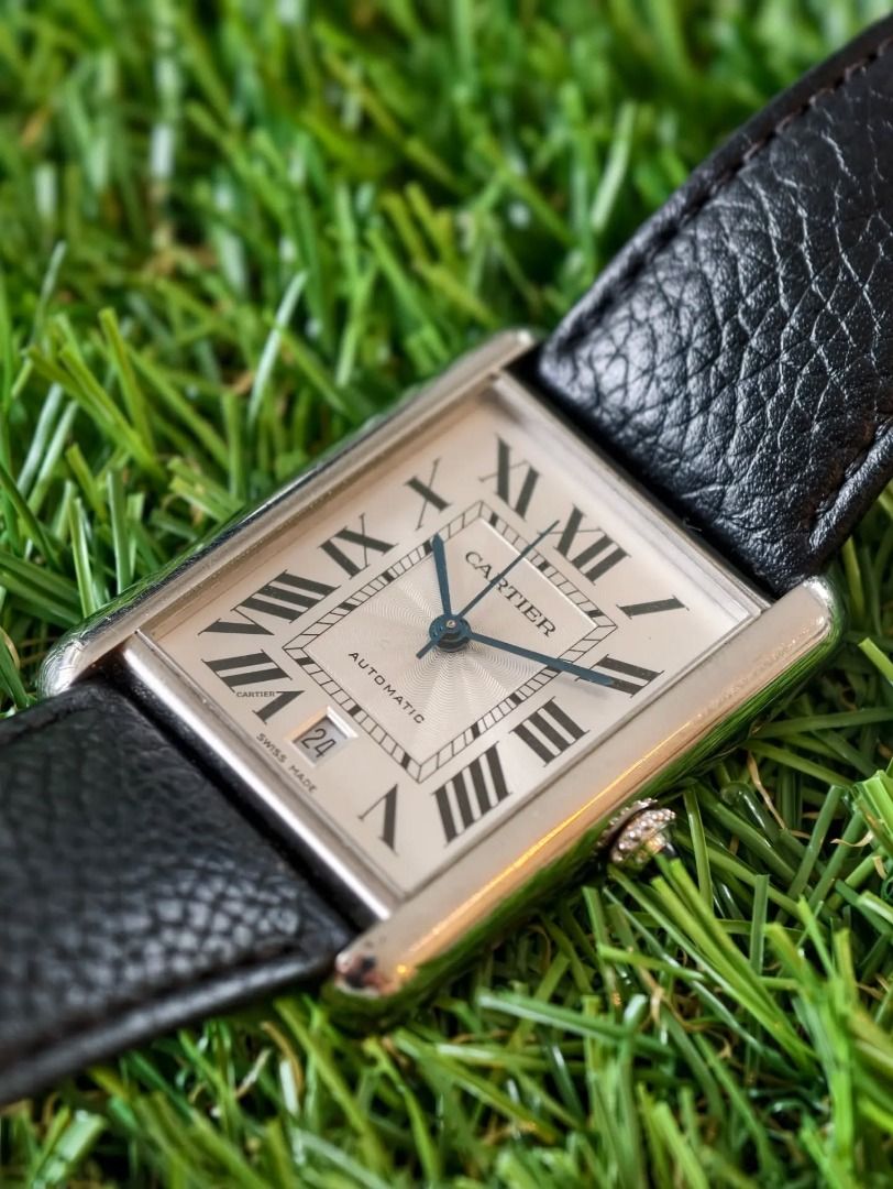 Cartier Tank Must XL (Category: Luxury Watches) located in Muntinlupa City. Submitted by noeyslittlecloset (Listing ID 1447111656, Image 3). Description: Cartier Tank Must XL Reference WSTA0040 Automatic Complete Set. Watch + Box 2022 Warranty Until 2030 Actual Photos Posted Php 240k.