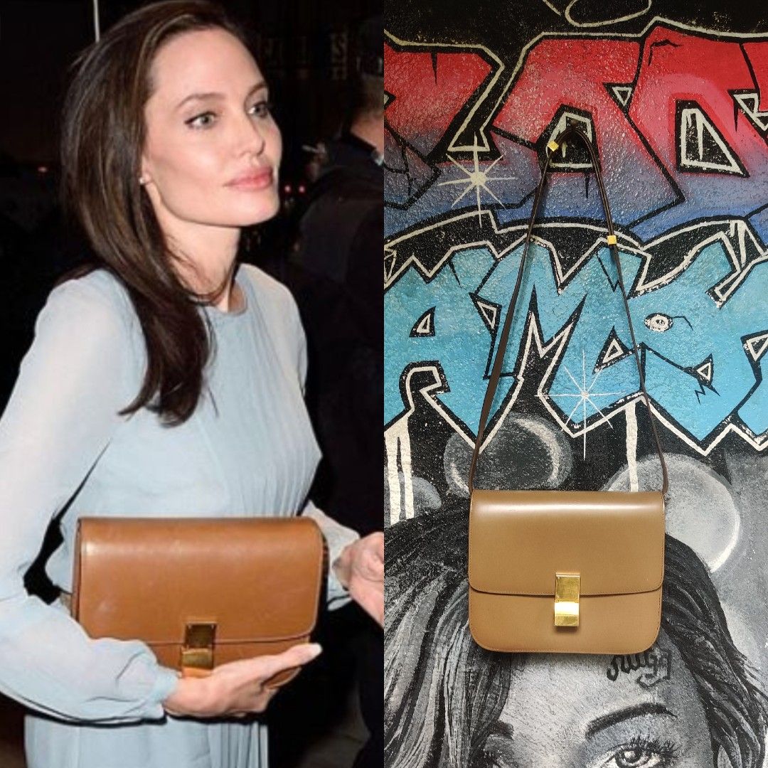 CELINE Classic Push Lock Shoulder Bag Medium Brown Camel Box Leather (Category: Luxury Bags & Wallets) located in Bago City. Submitted by louielinco (Listing ID 1447292868, Image 1). Description: - CELINE Classic Push Lock shoulder bag - Medium size - Rich brown camel box leather - Elegant gold-tone push lock closure - Adjustable shoulder strap for comfort - A versatile and timeless accessory for day or night.
