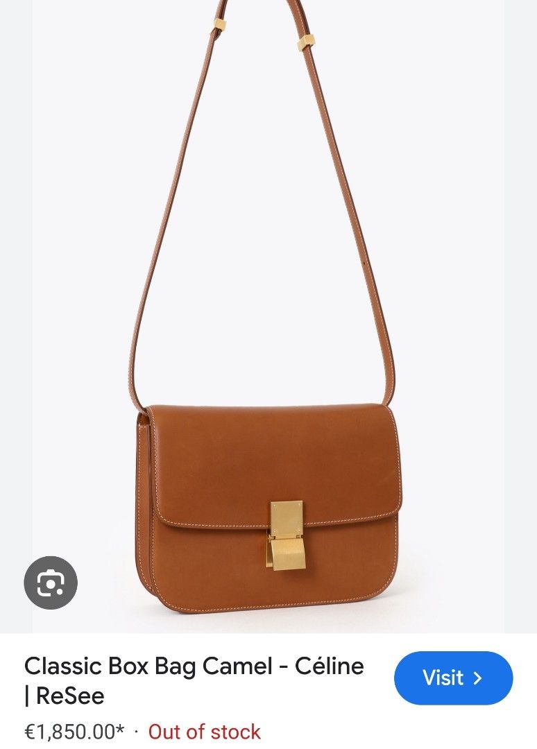 CELINE Classic Push Lock Shoulder Bag Medium Brown Camel Box Leather (Category: Luxury Bags & Wallets) located in Bago City. Submitted by louielinco (Listing ID 1447292868, Image 3). Description: - CELINE Classic Push Lock shoulder bag - Medium size - Rich brown camel box leather - Elegant gold-tone push lock closure - Adjustable shoulder strap for comfort - A versatile and timeless accessory for day or night.