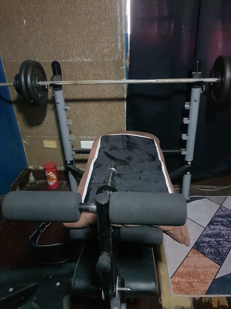Citifit Weight Bench and leg lifter only (Category: Weights & Dumbbells) located in Quezon City. Submitted by heavenleigh88qm (Listing ID 1447158960, Image 1). Description: - Citifit weight bench - do not Includes barbell and weight (for demo purpose only) - Perfect for home gym setup - Ready for its next owner! bought at tobys for p7500 brand citifit.