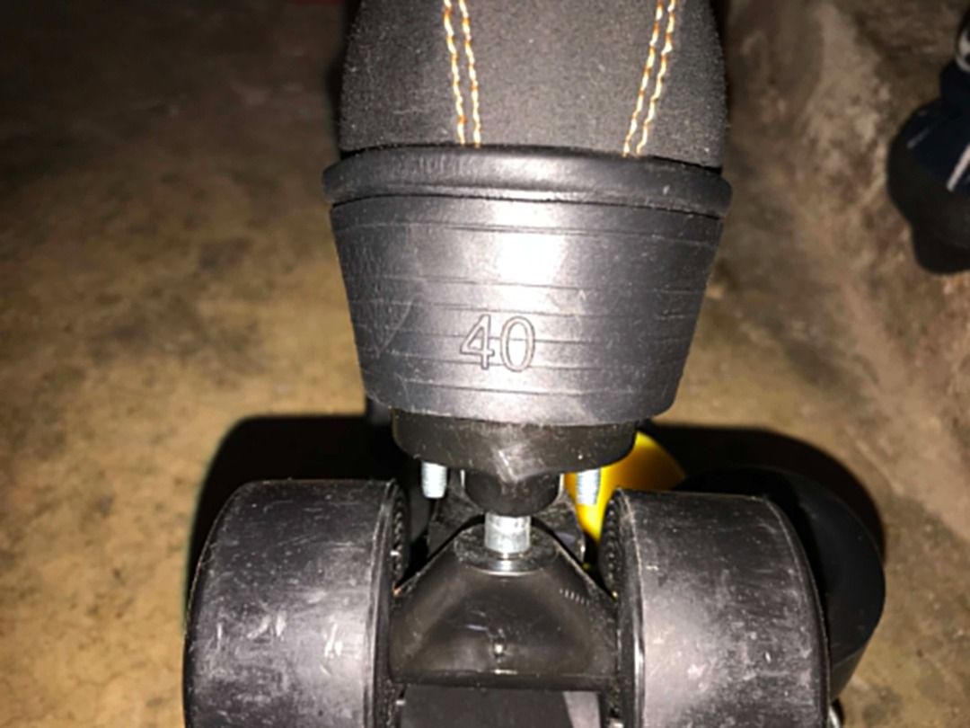 Classic High-Top Quad Roller Skates - Black (Double Row / Four Wheels) (Category: Skates, Rollerblades & Scooters) located in Caloocan City. Submitted by silentcloud.15d4e2 (Listing ID 1447142745, Image 2). Description: rfs: decluttering .