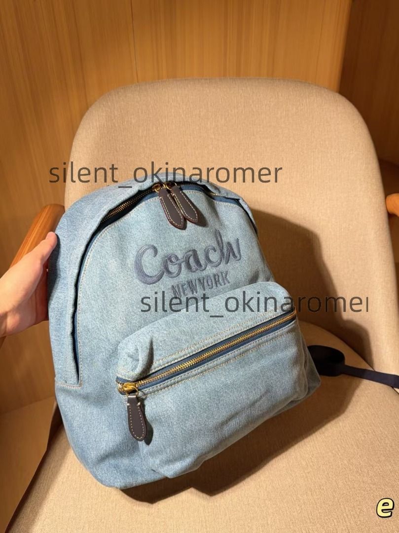 Coach 蔻馳丹寧 Demin Cargo 雙肩包雙肩背包 （分類：手袋及銀包）位於 Hong Kong。 由 silent_okinaromer 提交（商品編號 1447228961，圖片 2）。簡介： 。
