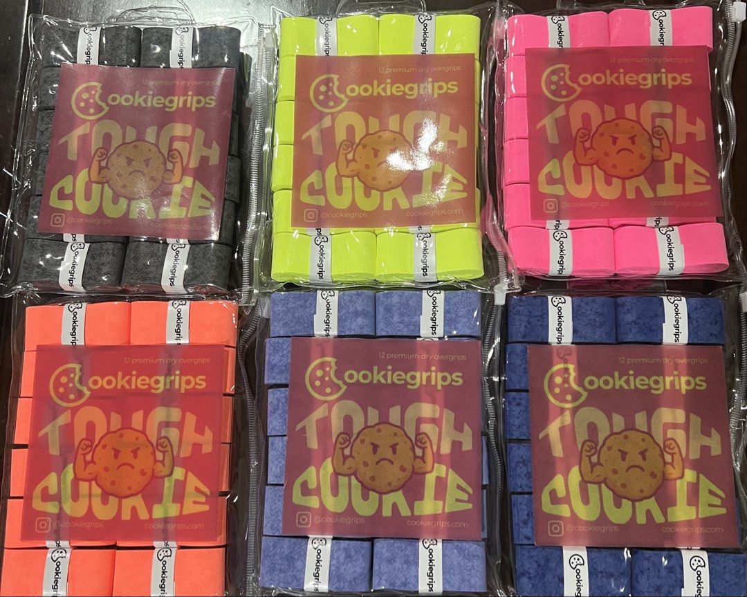 Cookiegrips Tough Cookie (for sweaty hands) (Category: Other Sports Equipment and Supplies) located in Quezon City. Submitted by worldofC (Listing ID 1447116265, Image 1). Description: 180 per piece 🍪.