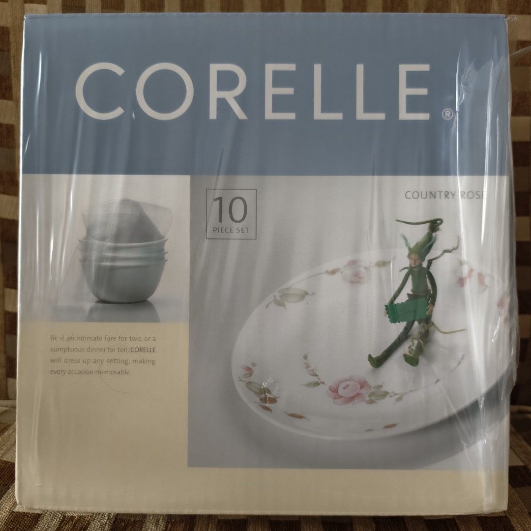 Corelle Country Rose 10 Piece Set