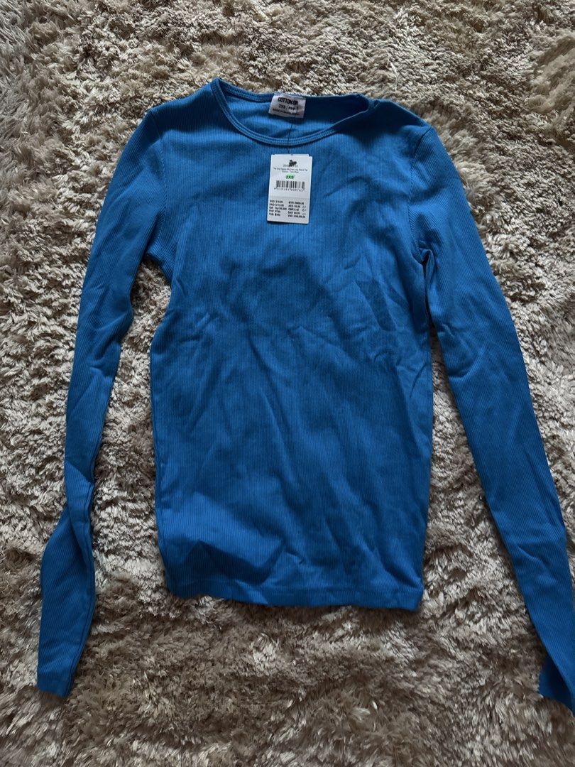 Cotton On Blue Long Sleeve Top (Category: Others Tops) located in Las Pinas. Submitted by 017110 (Listing ID 1447206734, Image 1). Description: .