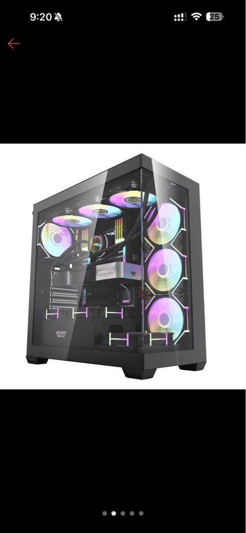 Darkflash PC Case with Tempered Glass498486367035729921