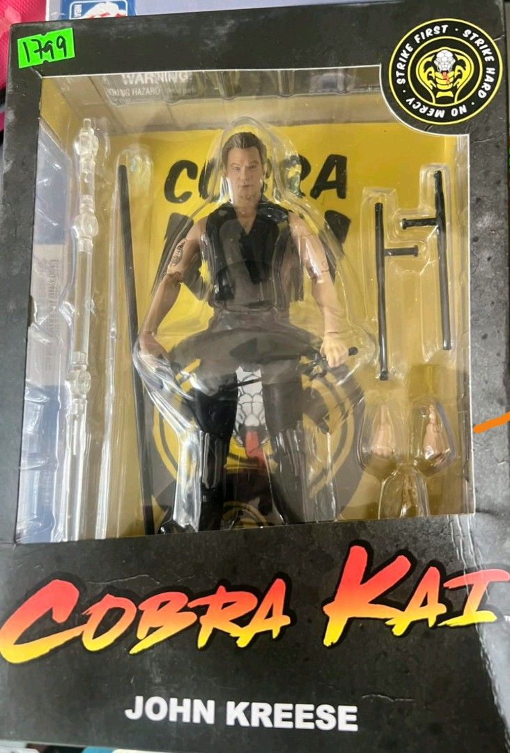 Diamond Select Cobra Kai John Kreese (Category: Figurines & Statues) located in Caloocan City. Submitted by ryshevennostalgia (Listing ID 1447134706, Image 1). Description: Cobra Kai Sensei John Kresse MISB Price-1799 Location Sampaloc Manila Face to Face Pick up by schedule Shipping Lalamove, Grab LBC, J&T.