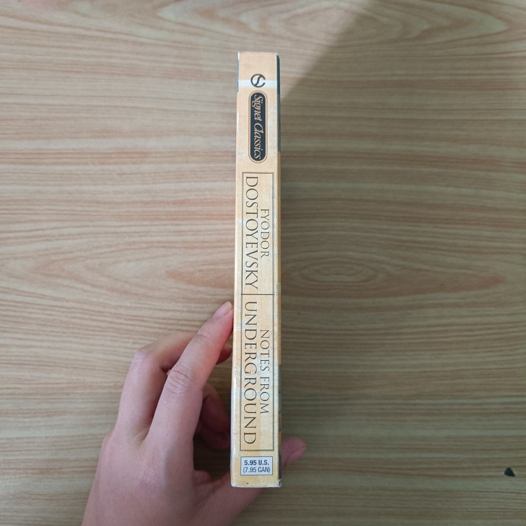 Dostoevsky Notes from Underground Signet Classics 150th Anniversary Edition (Category: Storybooks) located in Manila. Submitted by asilayreadingbookstore (Listing ID 1447290524, Image 2). Description: - Dostoevsky's Notes from Underground: 150th Anniversary Edition - Includes 'White Nights' and selections from 'The House of the Dead' - Features an introduction by P.R.R. Marcus - Published by Signet Classics - A must-read for literature enthusiast