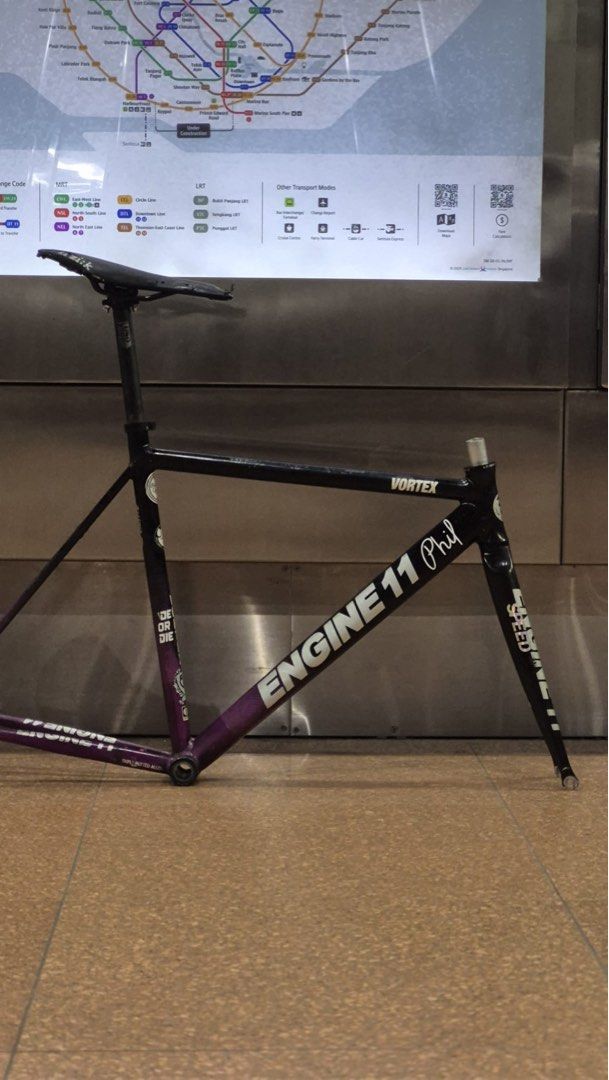 Engine 11 vortex URGENT ‼️ (Category: Bicycles) located in Singapore. Submitted by itscaveman (Listing ID 1447232790, Image 1). Description: condi ab 7/10 js scratches n tyre rub against frame fd 390 only my convi.