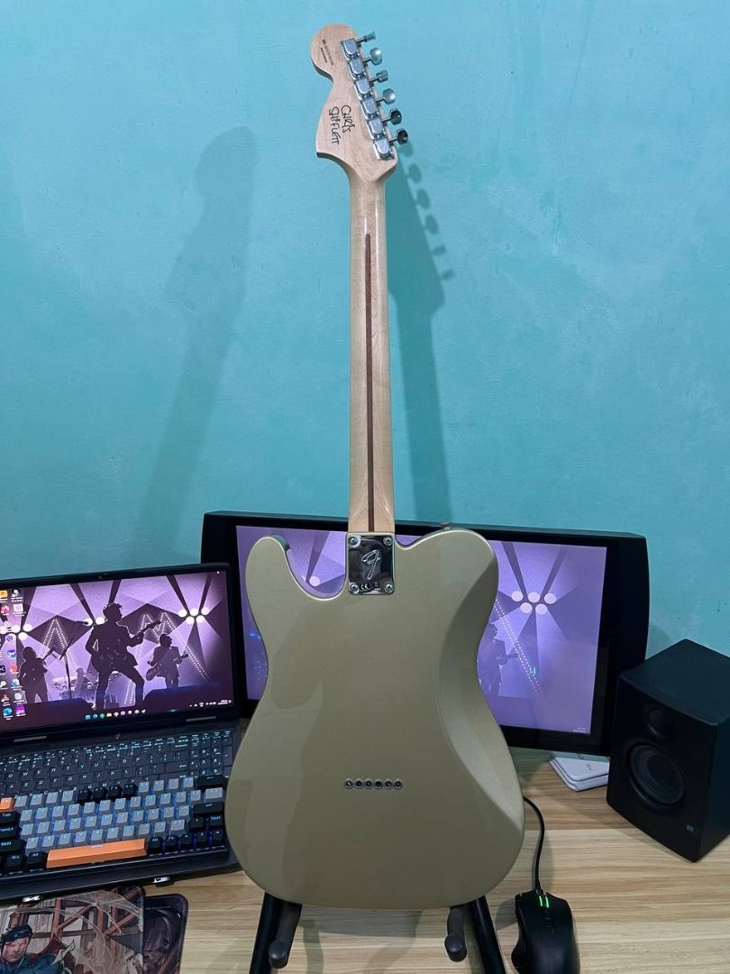 Fender Chris Shiflett Telecaster Deluxe (Category: Musical Instruments) located in Taguig. Submitted by mattaboutstuff (Listing ID 1447236883, Image 3). Description: 🎸 Fender Chris Shiflett Telecaster Deluxe – Shoreline Gold 🎸 💰 Price: ₱50,000 📍 Taguig City Selling my Fender Chris Shiflett Telecaster Deluxe in Shoreline Gold. Purchased brand new from JB Music Makati in August 2024. The guitar has only been used at home and has never been play