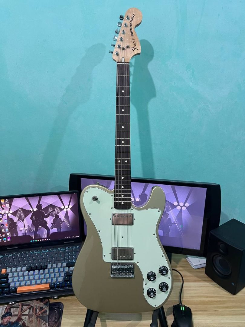 Fender Chris Shiflett Telecaster Deluxe (Category: Musical Instruments) located in Taguig. Submitted by mattaboutstuff (Listing ID 1447236883, Image 2). Description: 🎸 Fender Chris Shiflett Telecaster Deluxe – Shoreline Gold 🎸 💰 Price: ₱50,000 📍 Taguig City Selling my Fender Chris Shiflett Telecaster Deluxe in Shoreline Gold. Purchased brand new from JB Music Makati in August 2024. The guitar has only been used at home and has never been play