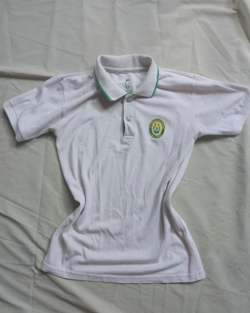FEU High School Type B Polo (Category: Shirts) located in Quezon City. Submitted by foundmode (Listing ID 1447173746, Image 1). Description: XS on tag, fits up to S .
