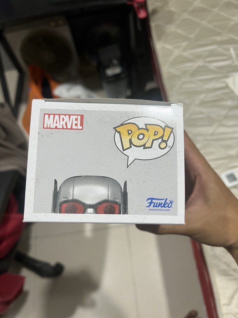 Funko Pop Marvel Civil War Ant-Man 1150 & Hawkeye 1211 (Category: Fan Merchandise) located in Kuala Lumpur. Submitted by uchihadaffy (Listing ID 1447159952, Image 3). Description: Selling two Funko Pop figures. First is Ant-Man from Civil War, number 1150. Second is Hawkeye from Disney+, number 1211. Both are in their original boxes. Great collectibles for Marvel fans. Grab them both!.