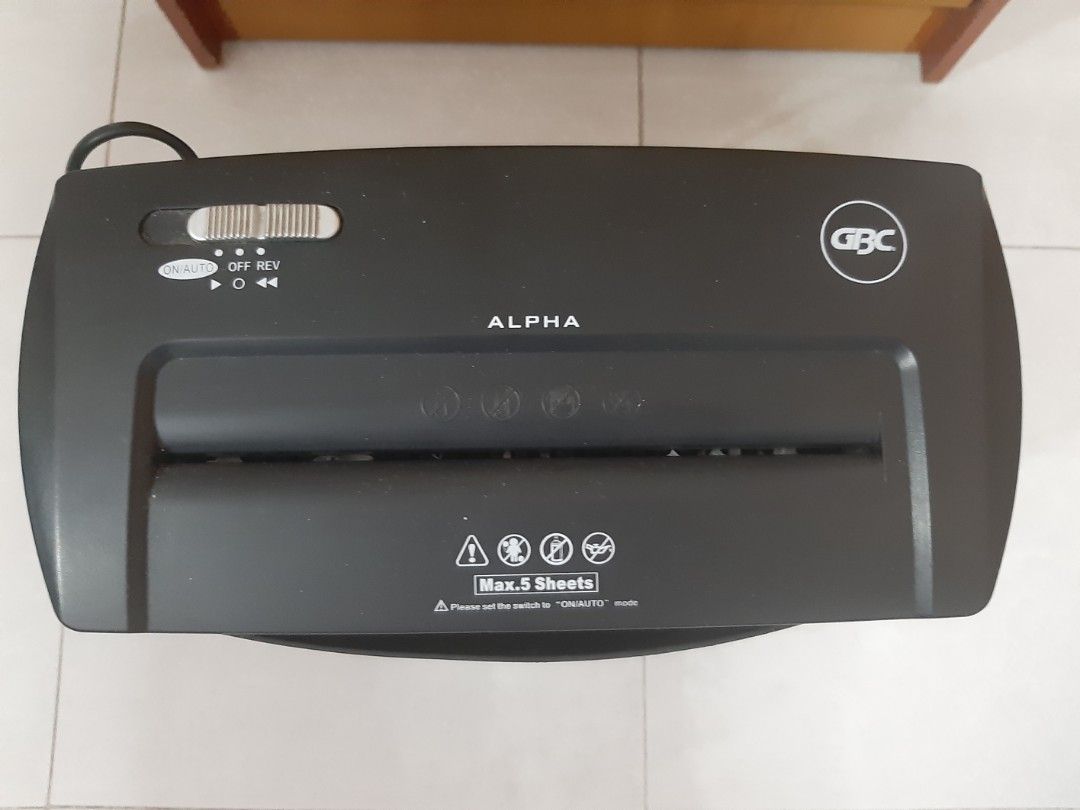 GBC Alpha Paper Shredder498608168135577601