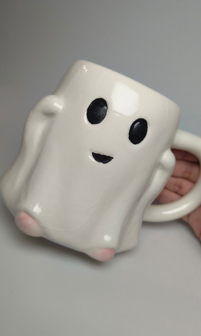 Ghost 3D mug (Category: Coffee & Tea Tableware) located in Cavite. Submitted by phtmt (Listing ID 1447259363, Image 3). Description: w/ crazings.