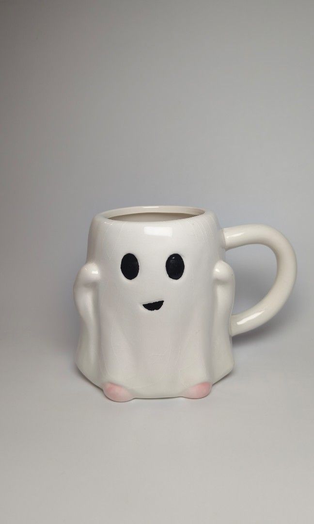 Ghost 3D mug (Category: Coffee & Tea Tableware) located in Cavite. Submitted by phtmt (Listing ID 1447259363, Image 1). Description: w/ crazings.