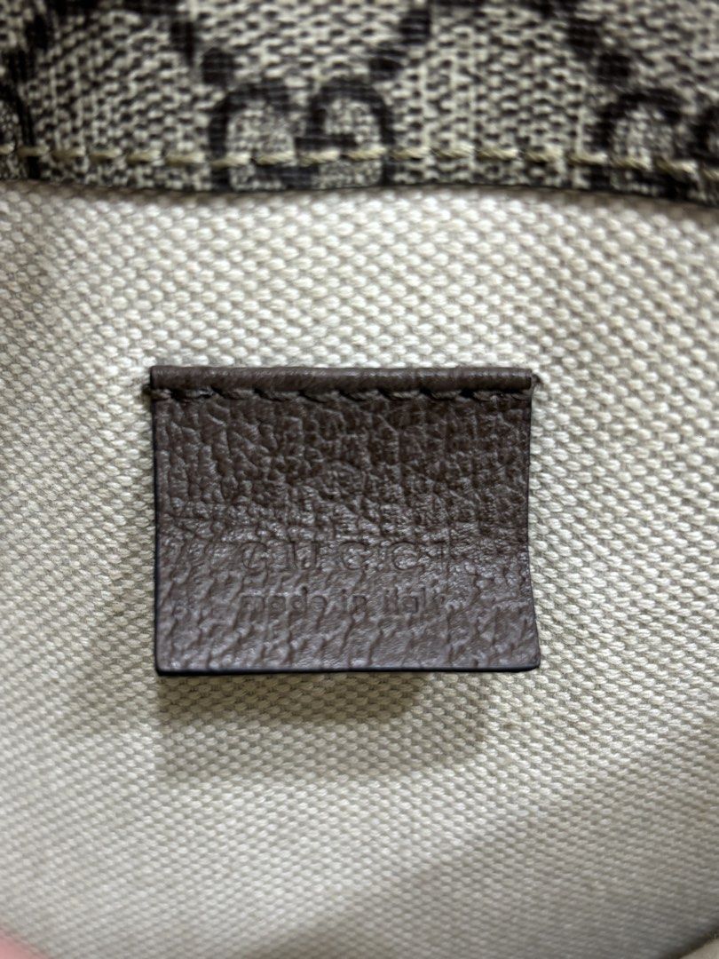 Gucci GG Web Supreme Beltbag (Category: Luxury Bags & Wallets) located in Bacolod City. Submitted by money_maker06 (Listing ID 1447190216, Image 2). Description: Gucci GG Web Supreme Beltbag •Complete Details •Condition: Good •Issue: Small Stains (Removable) •Price: 3499.