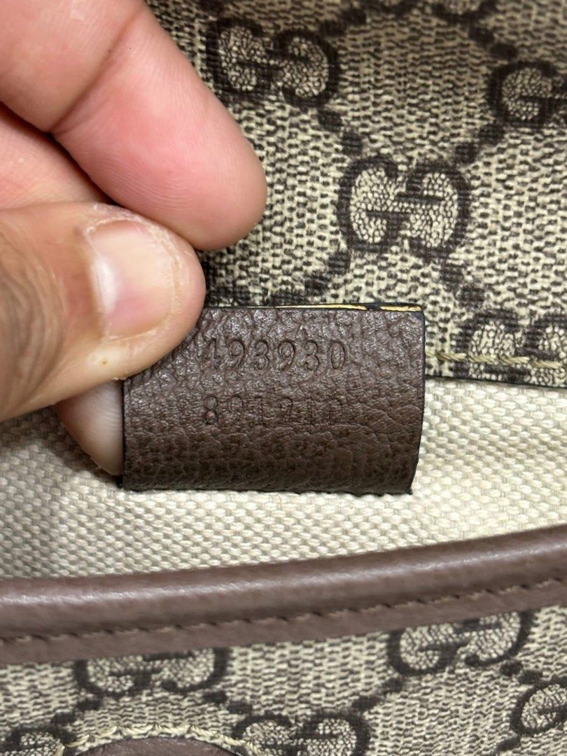 Gucci GG Web Supreme Beltbag (Category: Luxury Bags & Wallets) located in Bacolod City. Submitted by money_maker06 (Listing ID 1447190216, Image 3). Description: Gucci GG Web Supreme Beltbag •Complete Details •Condition: Good •Issue: Small Stains (Removable) •Price: 3499.