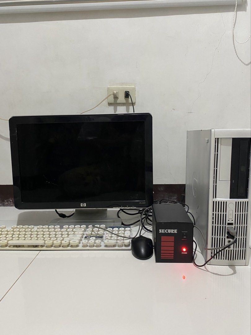 HP Desktop Set – ₱5200 (Category: Desktops) located in Bulacan. Submitted by tangerine.08 (Listing ID 1447181629, Image 2). Description: HP Desktop Set – ₱5200 Inclusions: • HP Compaq Pro 6305 SFF CPU • HP Monitor • Keyboard • Mouse • AVR Specifications: • AMD A8-5500B APU @ 3.20GHz • 8GB DDR3 RAM • 238GB SSD + 466GB HDD (704GB Total) • AMD Radeon HD 7560D Graphics • 64-bit OS Condition / Known Issues: • Needs reformat (medyo nagla-lag at minsan 