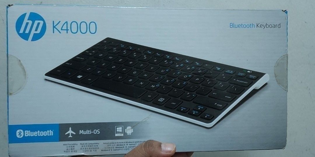 HP K4000 Bluetooth Keyboard Multi-OS497979343882178560