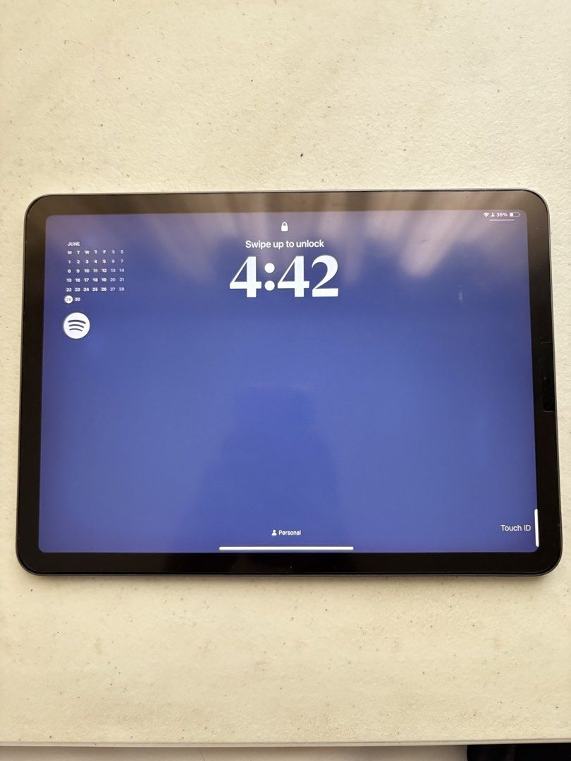 RUSH SALE: Ipad Air 4th gen 64gb (wifi only) (Category: iPad) located in San Carlos. Submitted by sherbet___ (Listing ID 1447169184, Image 1). Description: - Buttons, touch id, camera, mic, wifi, speaker, and charging port are working properly. - Issue: White spots, dead spot (needs lcd replacement) - Inclusion: Case, original box Kindly dm me for more pictures, videos, or any queries. Loc: Pangasinan (open for meet up). Please read the descripti