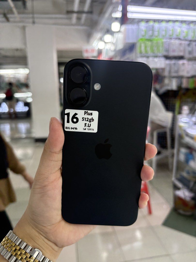 iPhone 16 Plus 512GB Factory Unlock No Issue Secondhand (Category: iPhone 16 Series) located in Pasig City. Submitted by FarAndRayShop (Listing ID 1447161272, Image 1). Description: OPEN FOR SWAP/SELLING/BUYING (RFS: Buy and Sell) Price: 46,499 iPhone 16 Plus 512GB •NO SIM RESTRICTION •NO HIDDEN ISSUES •TEST TO SAWA •Authentic Phone Physical store in Greenhills Shopping Center XD-14 Stall Number Look For Rayray Or Anika NO CASH INSTALLMENT We are