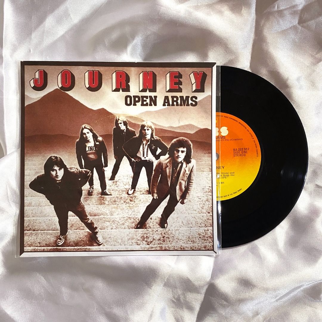 Journey - Open Arms (7" Vinyl) (Category: Vinyls) located in Quezon City. Submitted by wtfchipchrome (Listing ID 1447175634, Image 1). Description: ‼️LAST PRICE POSTED‼️ *TERMS & CONDITIONS AS OF MARCH 13, 2026* (PLEASE READ BEFORE TRANSACTING WITH ME) A. Any inquiries/concerns regarding the item (current condition, more photos, etc.) must be raised BEFORE ORDERING, so ask all you can! :) B. PAY AS YOU ORDER/RESERVE/MAKE OFFER - ‘Offer’ the same 