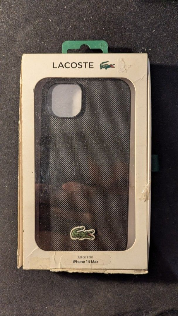 Lacoste Iphone 14 Plus case (Category: Cases & Sleeves) located in Antipolo. Submitted by josefsells (Listing ID 1447228801, Image 1). Description: For sale!! Lacoste Iphone 14 Plus Case With Original Box.