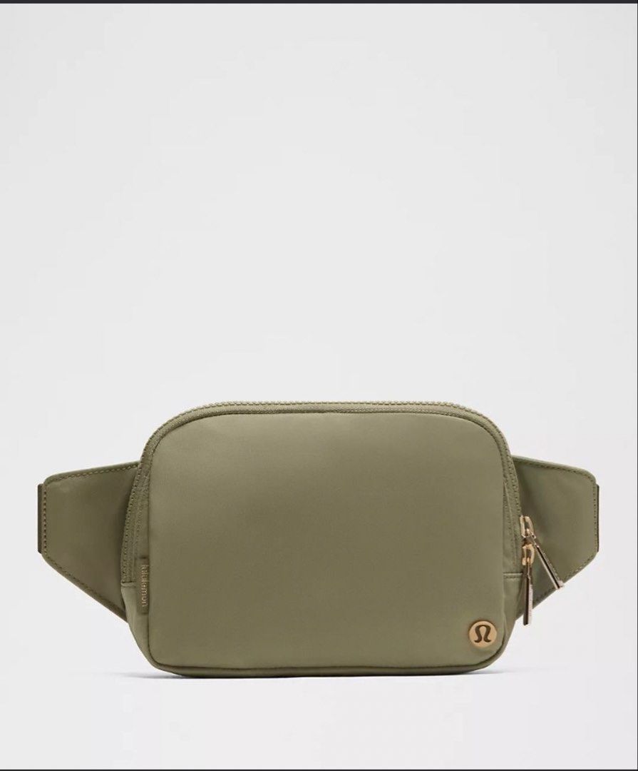 Lululemon Everywhere Belt Bag - Bay Leaf (Category: Cross-body Bags) located in San Pedro. Submitted by yokoloki (Listing ID 1447214471, Image 2). Description: - Lululemon Everywhere Belt Bag - Color: Bay Leaf - Material: Water-repellent fabric - Wearable: Adjustable strap for crossbody or waist - Features: Zippered main compartment and back pocket - Ideal for: Carrying everyday essentials like phone, wallet, and keys Bag dimensions: W 21cm x D 5