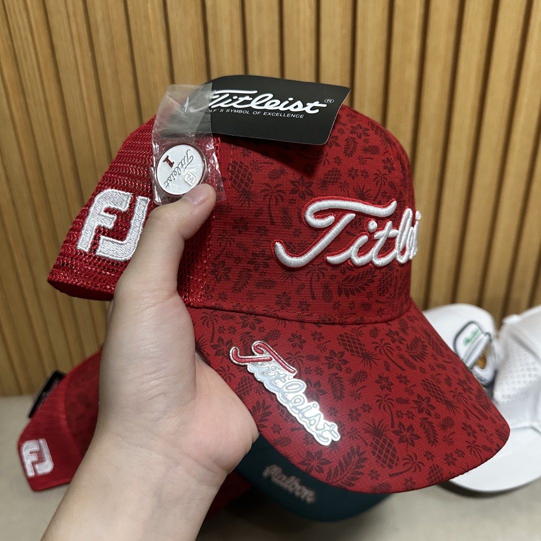 Malbon / Titleist Golf Cap (BRAND NEW) (Category: Caps & Hats) located in Tanza. Submitted by jennieverse (Listing ID 1447129571, Image 2). Description: BRAND NEW SUPER C FROM VIETNAM ₱1,200 each ‼️ tanza, cavite.