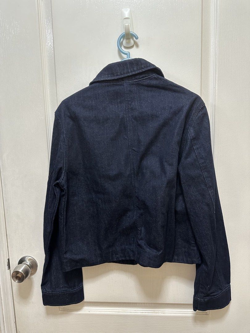Mango Denim Jacket (Category: Coats, Jackets and Outerwear) located in Quezon City. Submitted by favesforless (Listing ID 1447207530, Image 2). Description: Brand new Never used Condition 10/10 No flaws or problems Fits XS-S.