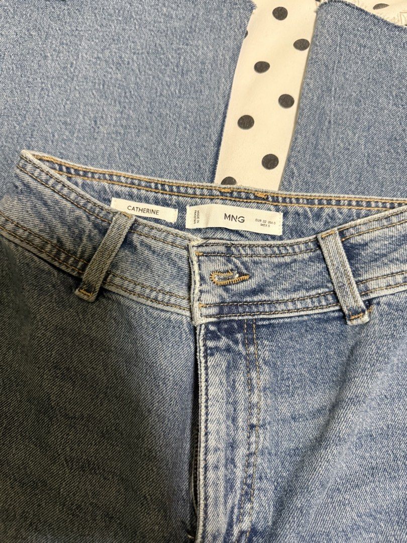 Mango Wide Leg Denim Pants Size 26 (Category: Jeans) located in Quezon City. Submitted by buhbyestuff (Listing ID 1447177792, Image 2). Description: Never worn.