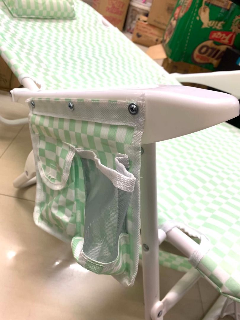 MARQUEE Portable Foldable Lay Flat Backpack Beach Chair Seat - MO1 (Category: Chairs) located in Pasay City. Submitted by meostore (Listing ID 1447194825, Image 3). Description: -Brand: MARQUEE -Model: Lay Flat Backpack Beach Chair -Features: Foldable body; Backpack carry type; Side compartment for snacks, beverages etc.; Lightweight materials -Ideal for beach activities, outdoors, camping, picnic NOTE: Please expect dust marks or paintchips. Act