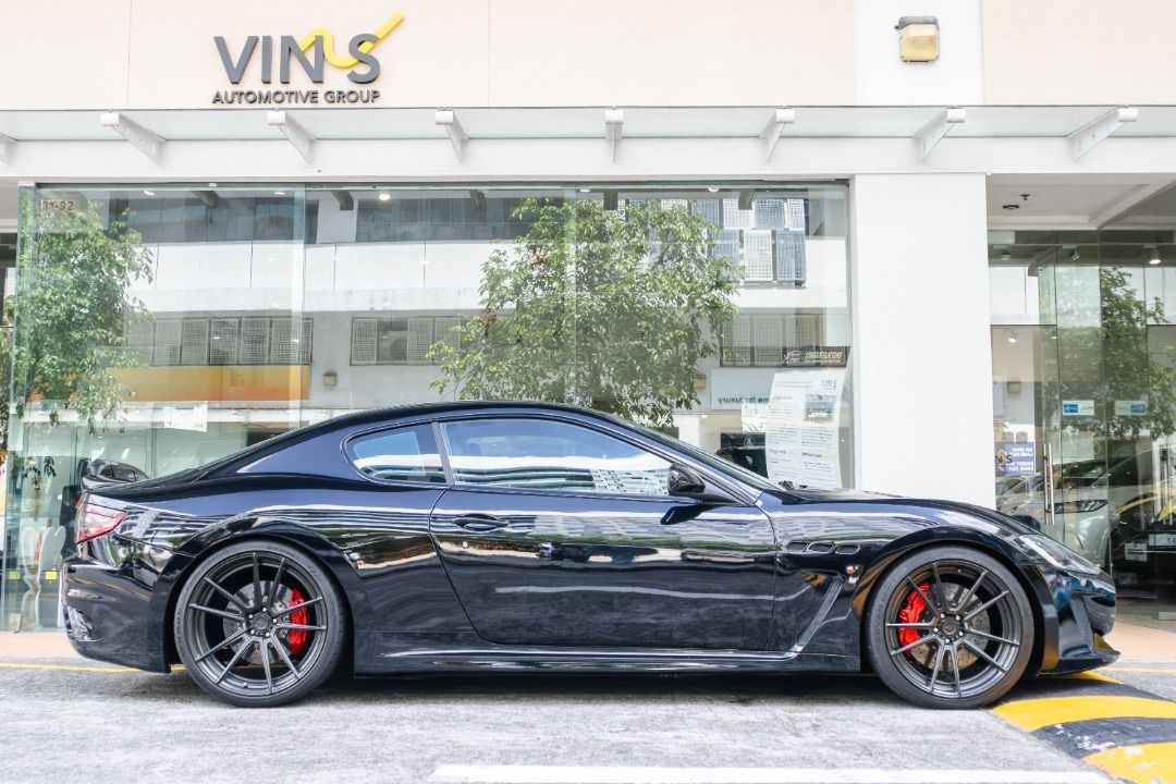Maserati GranTurismo MC Stradale 4.7A (COE till 05/2032) Auto (Category: Used Cars) located in Singapore. Submitted by vinsautogroup (Listing ID 1447121535, Image 2). Description: Consignment Unit. Vehicle Features: V8 engine, producing 443bhp and 520nm of torque. Top speed of 310kmh. 0-100km/h in only 4.3 secs. 6 speed MC auto/paddle shift with race mode. Accessories: 22 Sport Rim. Forged carbon/alcantara interior. Why Vin's Automotive Group? ✅ 